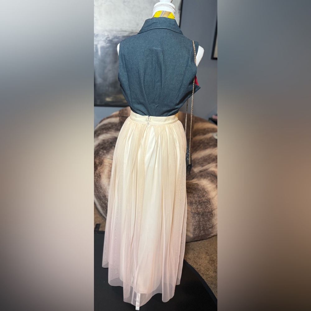 Coldwater Creek Patchwork Tapestry Zip Vest Small Boho Artsy Vintage - Picture 7 of 9